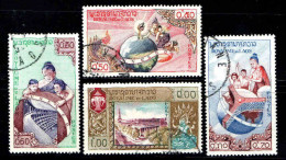 Laos - 1958  - UNESCO -  N° 51 à 54 - Oblit - Used - Laos