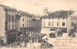 01-MONTLEUL- PLACE CARNOT UN JOUR DE MARCHE - Montluel