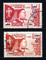 Laos - 1965  -  Tb Antérieurs Surch  -  N° 117/118   -  Oblit - Used - Laos