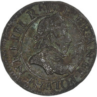 France, Henri III, Double Tournois, Paris, TB+, Cuivre, Gadoury:455 - 1574-1589 Henry III