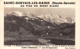 74-SAINT-GERVAIS-LES-BAINS- AU PIED DU MONT-BLANC - Saint-Gervais-les-Bains