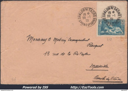 FRANCE N° 419 SEUL SUR LETTRE CAD DU 20/01/1939 PREMIER JOUR D'EMISSION - Storia Postale