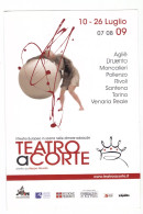 Cartolina Publicitaria - Teatro A Corte - Torino 2009 - Danse