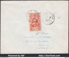 FRANCE N°428 SEUL SUR LETTRE CACHET A DATE DU 24/04/1939 PREMIER JOUR D'EMISSION - Covers & Documents