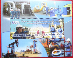 Kazakhstan  2023  Day Of Oil And Gas  Workers  S/S  MNH - Gaz