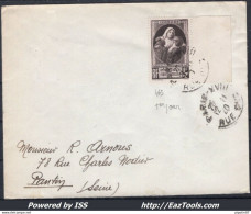 FRANCE N°465 SUR LETTRE CACHET A DATE DU 12/11/1940 PREMIER JOUR D'EMISSION - Cartas & Documentos