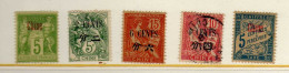 Chine - Bureaux Francais (1894-1921)  -  Timbres Surcharges - Neufs* Et Oblit - Neufs