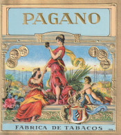 Cigar Label  No  83  Pagana    Sigarenbanden Vitolas , - Labels