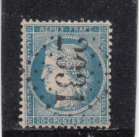 France - Année 1870 - N°YT 37 - Emission Siège De Paris - Oblitération Losange GC. - 20c Bleu - 1870 Assedio Di Parigi