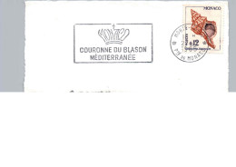 Monaco 1965, Flamme "couronne Du Blason Méditerranée" - Used Stamps