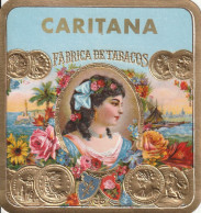 Cigar Label  No  87 Caritana     Sigarenbanden Vitolas , - Etichette