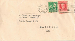 52258. Carta HABANA (Cuba) 1938. Slogan Fiebre Amarilla- Sello Pro Tuberculoso - Cartas & Documentos