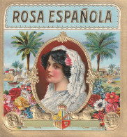 Cigar Label  No 373  Rosa Espanola     Sigarenbanden Vitolas , - Etiquettes