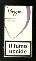 Tabacco Pacchetto Di Sigarette Italia - Vogue Lilas Da 20 Pezzi - Vuoto - Empty Cigarettes Boxes