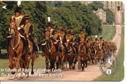 Royal Horse Artillery WINDSOR CASTLE Cheval Animal  Télécarte Jersey Phonecard  Telefonkarte (1200) - [ 7] Jersey Und Guernsey