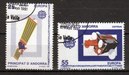 Spaans Andorra  Europa Cept 1991 Gestempeld - 1991