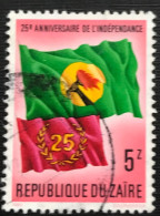 République Du Zaire - Zaïre - C14/32 - 1985 - (°)used - Michel 908 - 25j Onafhankelijkeid - Used Stamps