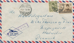 Egypt Air Mail Cover Sent To Denmark Nice Cover - Airmail
