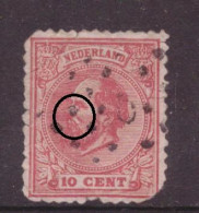 Nederland / Niederlande / Pays Bas NVPH 21 P5 Plaatfout Plate Error Used B-Choice (1872) - Variétés Et Curiosités