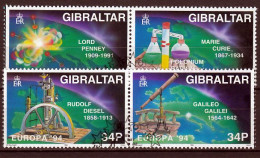 Gibraltar Europa Cept 1994 Paren Gestempeld - 1994