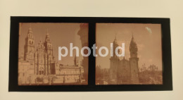 40s SANTIAGO COMPOSTELA GALICIA ESPANA SPAIN LARGE 60mm W GLASS DIAPOSITIVE SLIDE NO PHOTO FOTO - Diapositives