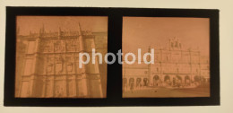 40s SALAMANCA ESPANA SPAIN LARGE 60mm W GLASS DIAPOSITIVE SLIDE NO PHOTO FOTO - Diapositives