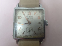 Montre Mecanique AETOS Geneve A Réparé - Relojes Ancianos