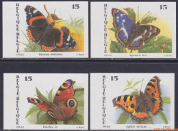 België 1993 - Mi:2555/2558, Yv:2503/2506, OBP:2503/2506, Stamp - □ - Butterflies - 1981-2000