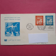 FDC - Commission Economique Pour L'Europe - 18-05-1959 - Lettres & Documents