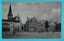 * Sint Niklaas - Saint Nicolas (Oost Vlaanderen) * Grand'Place, Grote Markt, Animée, église, Kerk, Old - Sint-Niklaas