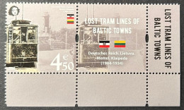 Finland Finnland Finlande 2020 Lost Tram Lines Of Baltic Klaipeda Memel Lighthouse 1904-34 Peterspost Stamp With Label - Strassenbahnen