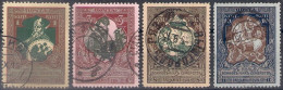 Russia 1914, Michel Nr 99A-102A, Used - Gebruikt