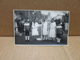 LA CHAPELLE YVON (14) Carte Photo Reine De La Fete 1927 Belle Animation - Sonstige & Ohne Zuordnung