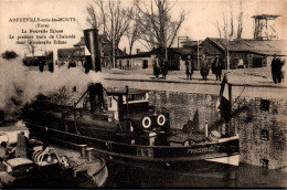 N°114503 -cpa Le Remorqueur "Président" à Amfreville Sous Les Monts - Schlepper