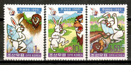 Korea North 1999 Corea / Year Of The Rabbit MNH Año Nuevo Del Conejo / Lx23  18-8 - Chinese New Year