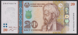 Tajikistan 20 Somoni 2018 P25 UNC - Tadzjikistan