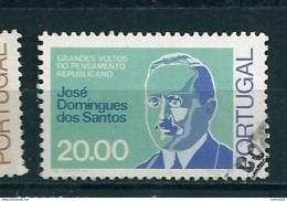 N°  1465 Portraits.Dos Santos    Timbre Portugal (1980) Oblitéré - Gebruikt