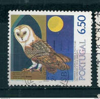 N° 1468 Chouette Protection Des Animaux   Timbre Portugal Oblitéré 1980 - Oblitérés