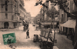 Valence-sur-Rhône - L'Avenue Victor-Hugo, Travaux Sur La Chaussée, Attelage - Carte LL N° 9 - Valence