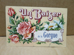 GORGUE (59) Carte Fantaisie Un Baiser De - Autres & Non Classés