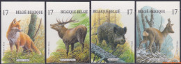 België 1998 - Mi:2800/2803, Yv:2748/2751, OBP:2748/2751, Stamp - □ - Mammals Ardennes - 1981-2000