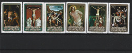 1973 BURUNDI 531-33+ PA 268-70** Pâques, Tableaux Caravaggio, Raphaël - Ungebraucht