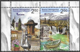 Bosna Bosnia Bosnien (Sarajevo) 2012 Europa Cept Visit Michel 589-90A MNH ** Postfrisch Neuf - 2012