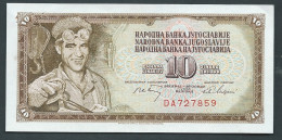 YOUGOSLAVIE * 10 Dinara * Date 01/05/1968 *  DA727859 - Laura 12511 - Yugoslavia