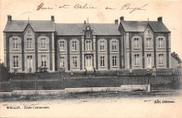 BELGIQUE.  WELLIN.  ECOLE COMMUNALE. GROS PLAN. 1904 - Wellin