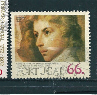 N° 1613 Tête De Jeune Homme   Timbre Portugal (1983) Oblitéré Points Blanc Sur La Figure - Used Stamps
