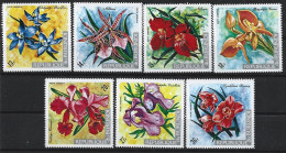 1972 BURUNDI  PA 255-61** Fleurs, Orchidées - Poste Aérienne