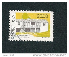 N° 1640 Casa Minhota  Timbre Portugal Oblitéré 1985 - Gebraucht