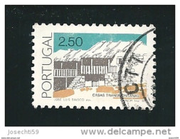 N° 1659 Maison De Tramontanas 2,50 Timbre Portugal Oblitéré 1986 - Gebruikt