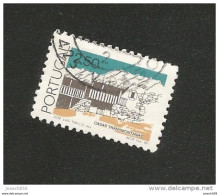 N° 1659 Maison De Tramontanas 2,50 Timbre Portugal Oblitéré 1986 - Used Stamps